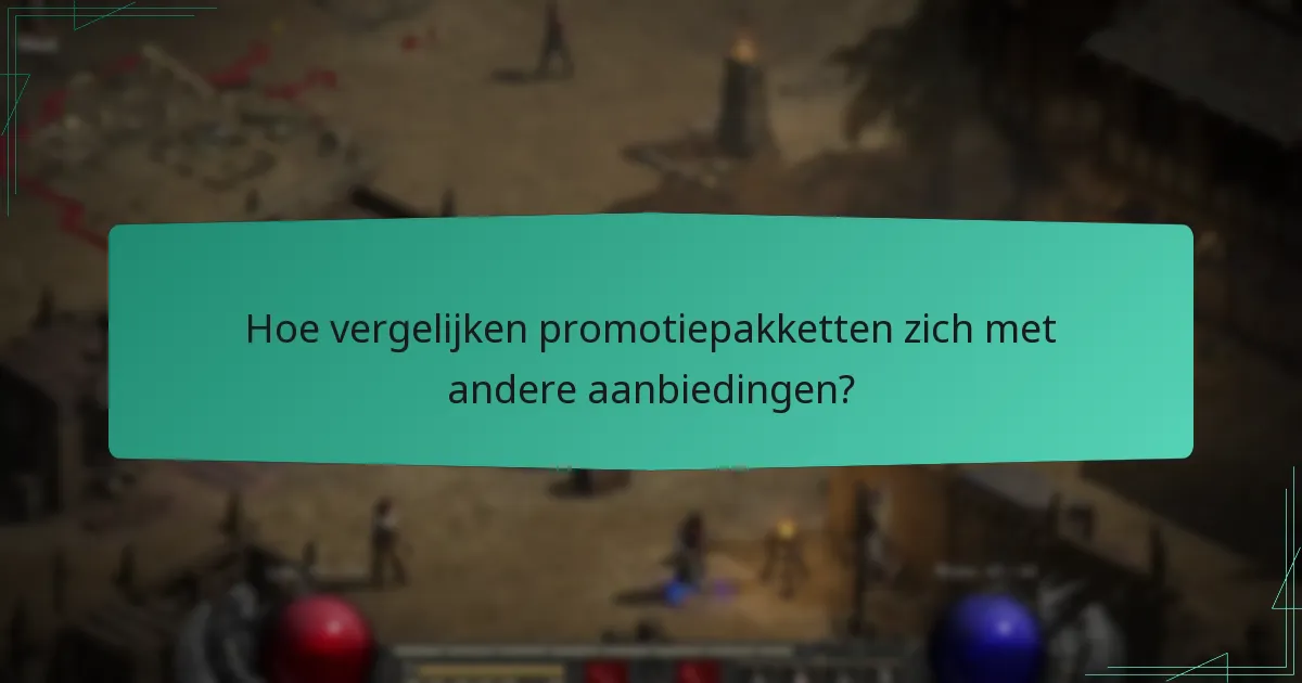 Wat zijn de servicevoorwaarden voor promotiepakketten?