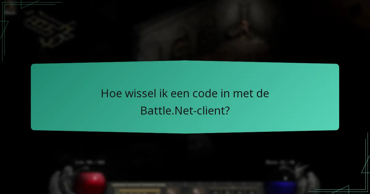 Hoe wissel ik een code in met een webbrowser?